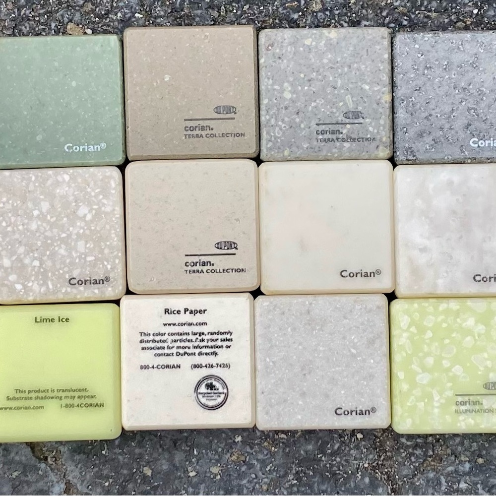 Crafting Block Tiles by Corian Sampler